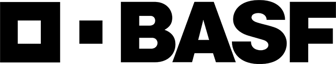 A imagem apresenta o logotipo da renomada empresa parceira BASF.