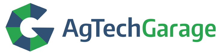 A imagem apresenta o logotipo da renomada empresa parceira AgTechGarage.