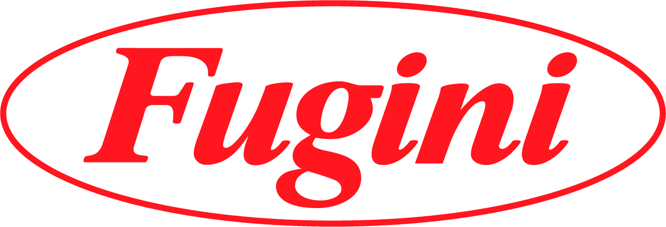 A imagem apresenta o logotipo da renomada Empresa Fugini referência no setor alimentício.