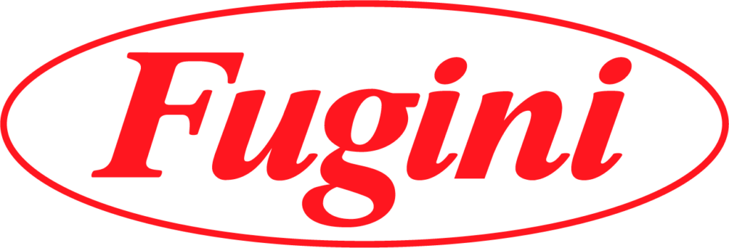 A imagem apresenta o logotipo da renomada Empresa Fugini referência no setor alimentício.