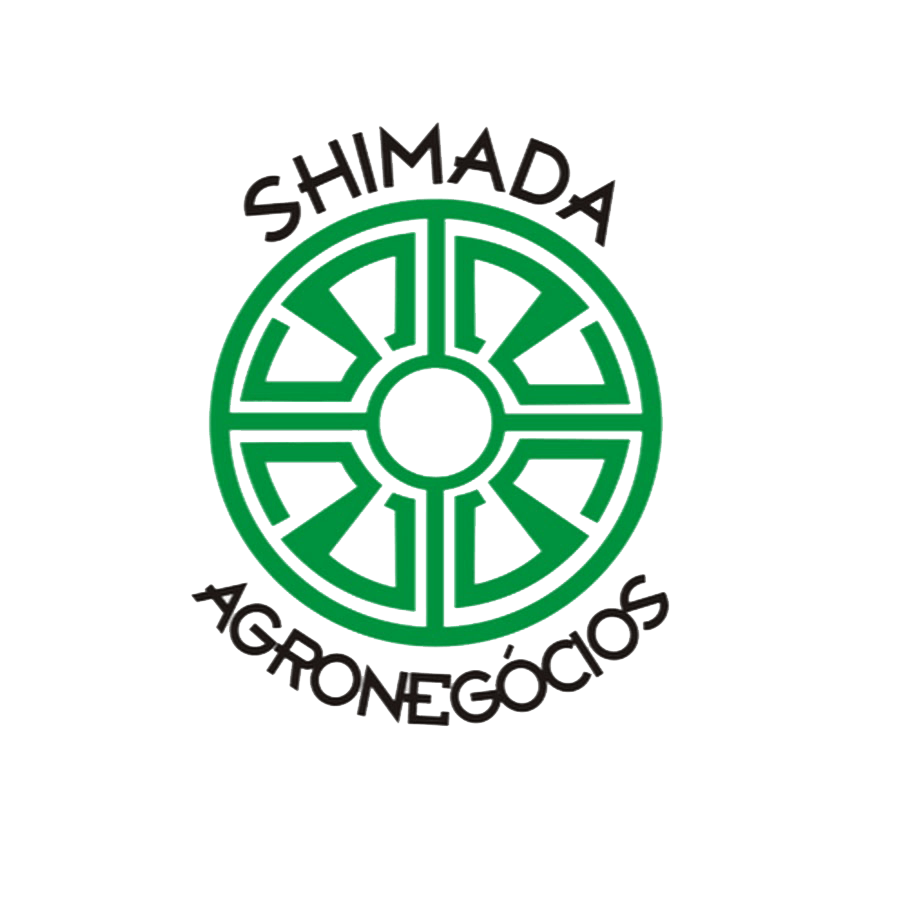 A imagem apresenta o logotipo da renomada Empresa Shimada Agronegócios, referência no setor Agropecuário Nacional.