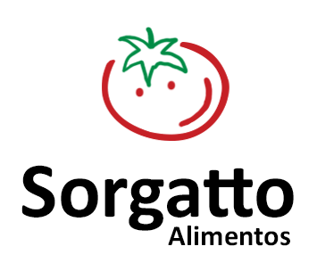 A imagem apresenta o logotipo da renomada Empresa Sorgatto Alimentos referência no setor Agropecuário Nacional.